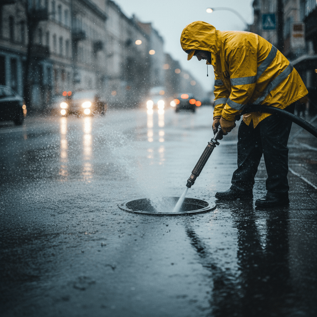 Hochdruckspülung Einsatz